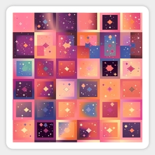 Unlimited Space - Infinite Space Seamless Pattern Sticker